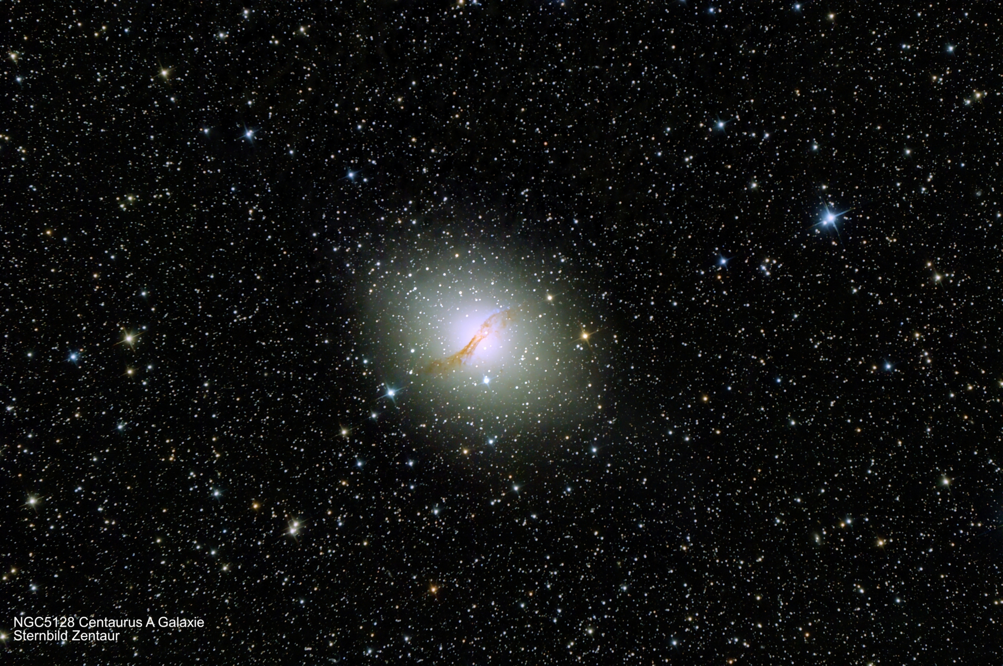 NGC5128 Centaurus A Galaxie